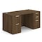 Officesource 29.50'' H, Modern Walnut, 60.00'' W X DBLFDOS103MW - alternate 1